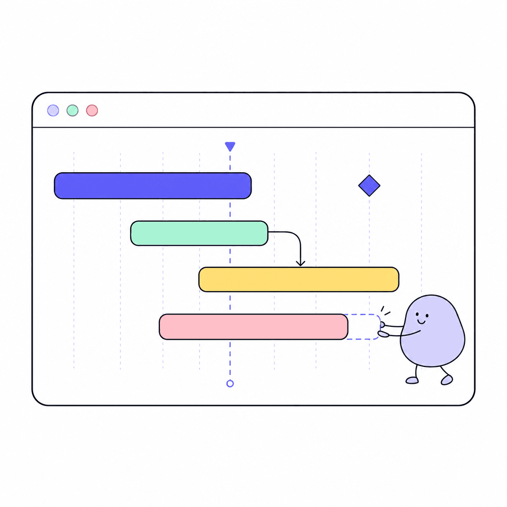 Gantt room illustration