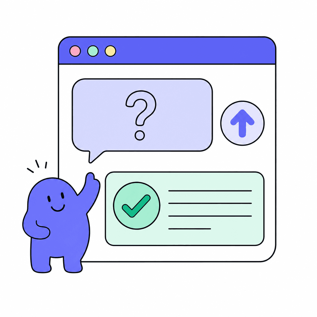 Q&A room illustration