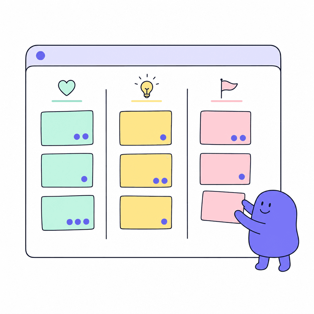 Retrospective room illustration